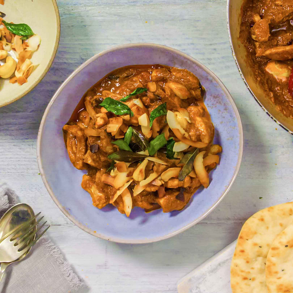 Chicken Vindaloo with Roasted Cashews