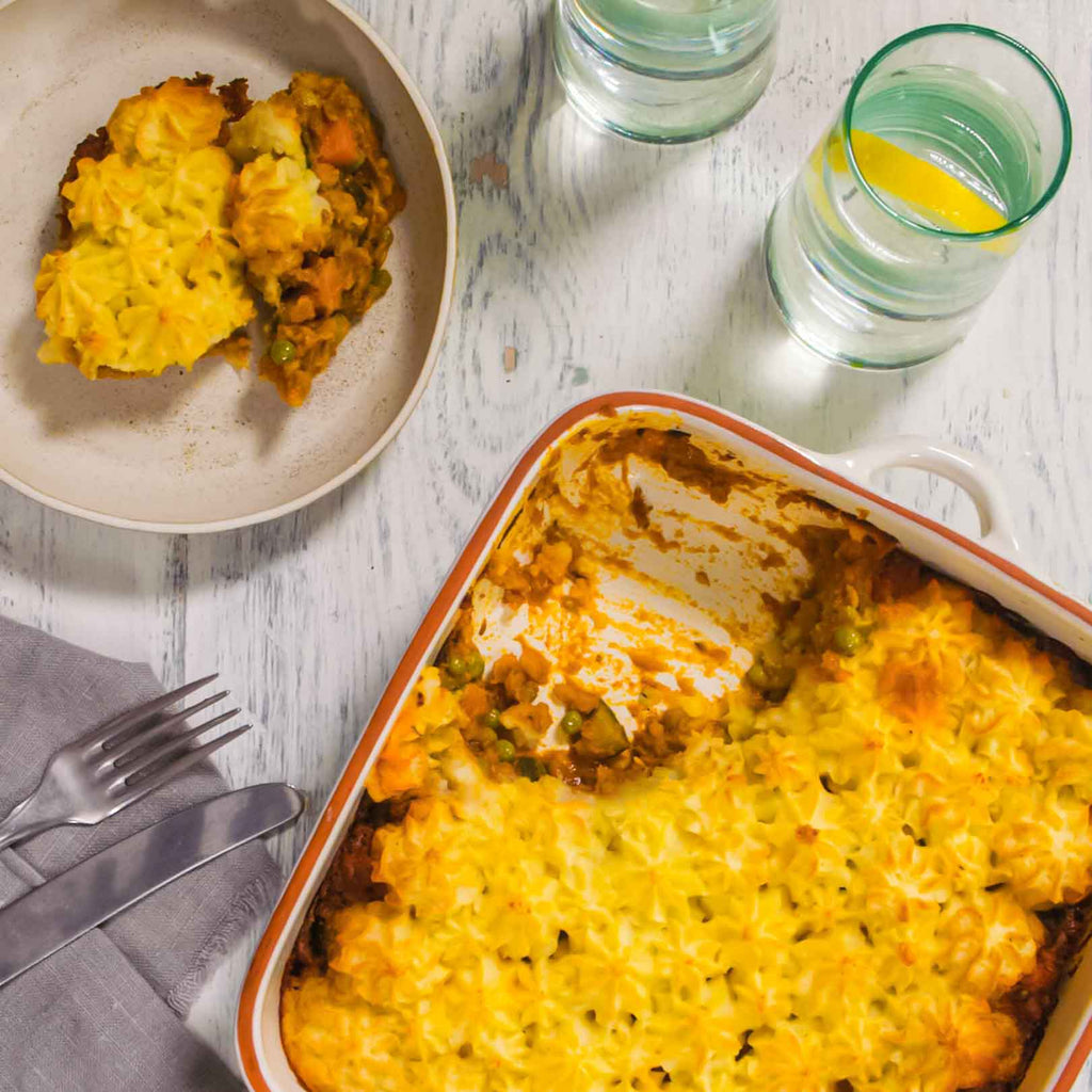 Spicy Lentil and Vegetable Cottage Pie