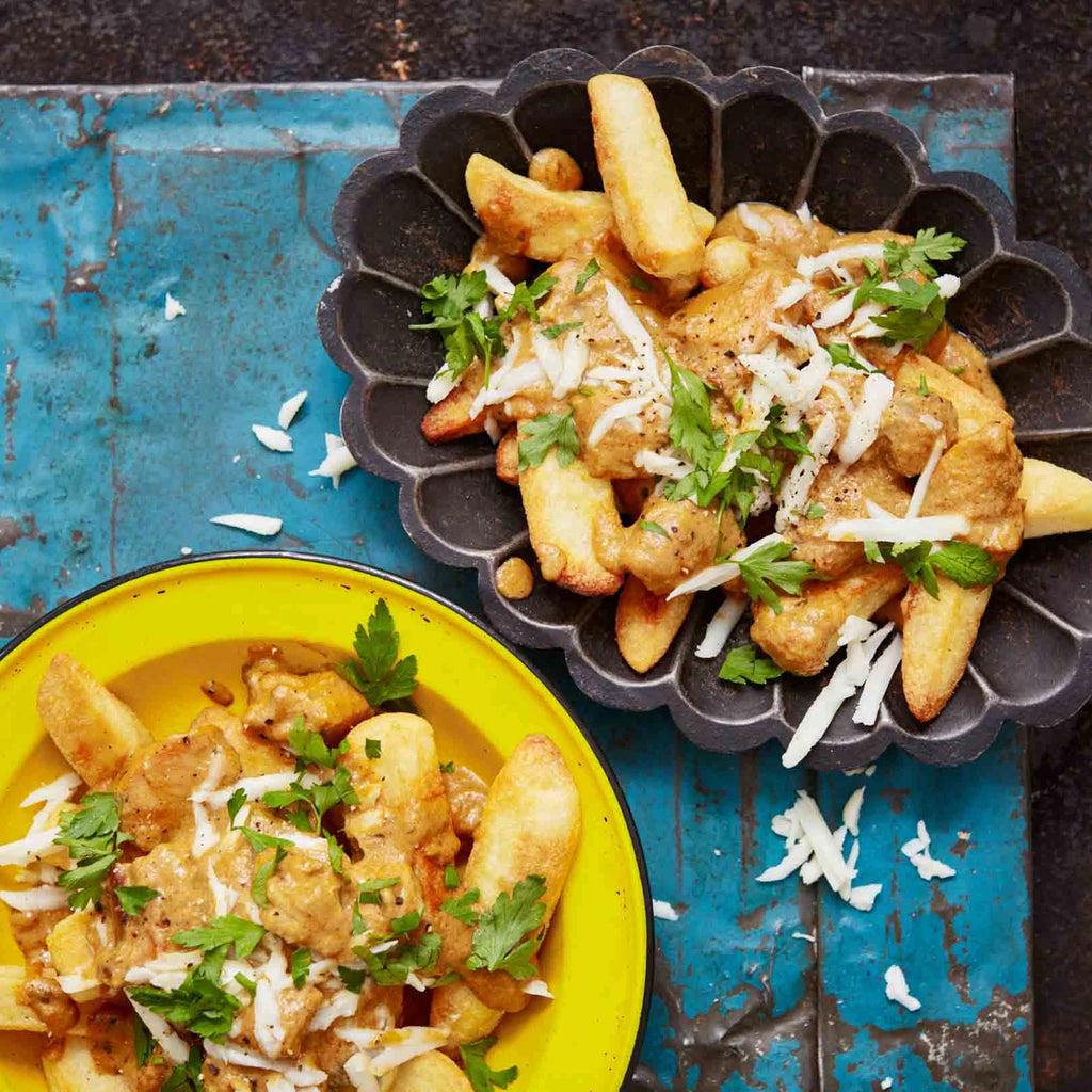The Ultimate Korma Curry on Chips