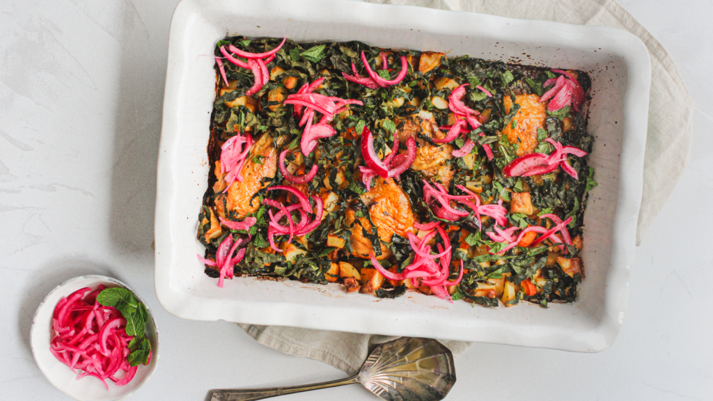 Chicken and Winter Veg Tray-Bake - The Spice Tailor AUS