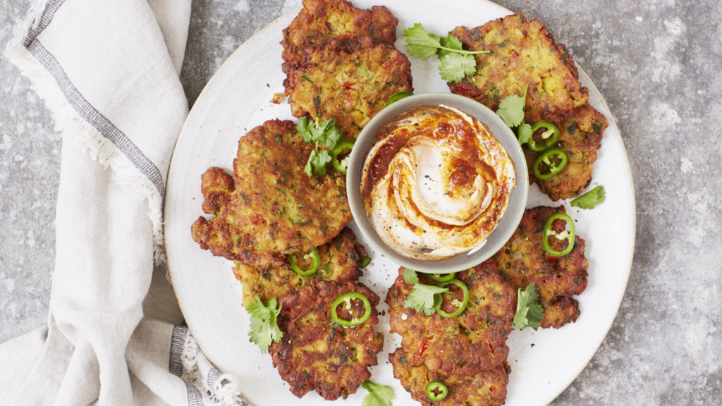 Crispy Lentil Fritters  - The Spice Tailor AUS