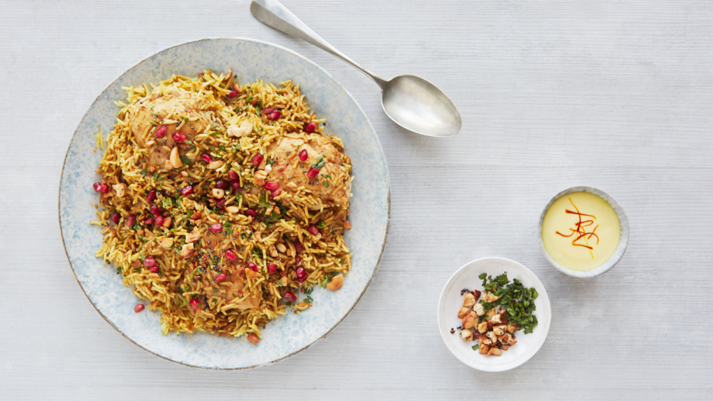 Delhi Chicken Biryani with Saffron Yoghurt  - The Spice Tailor AUS