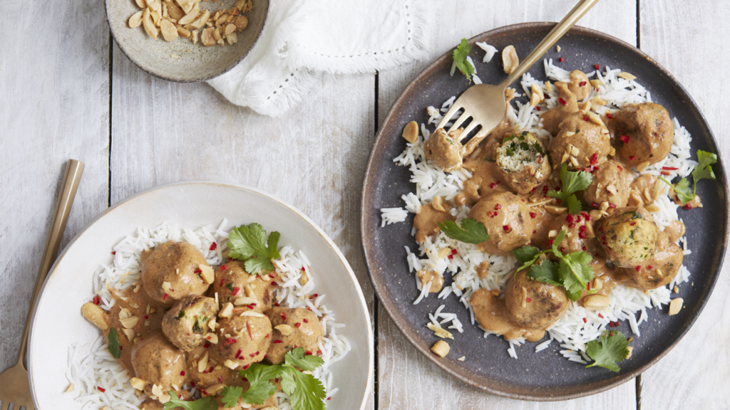 Tofu and Vegetable Neatball Massaman Curry - The Spice Tailor AUS